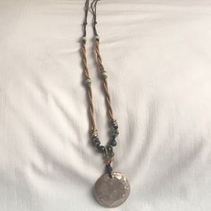 Lia Sophia corded necklace with pendant